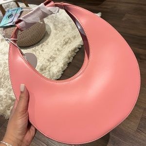 Staud Moon Bag (Grapefruit)